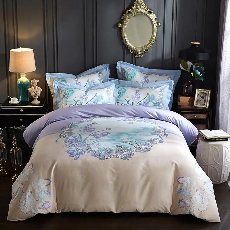 Bohemian 3d comforter bedding sets thicken duvet cover set winter bedsheet Pillowcase queen king size Bedlinen bedspread flat | Дом и сад