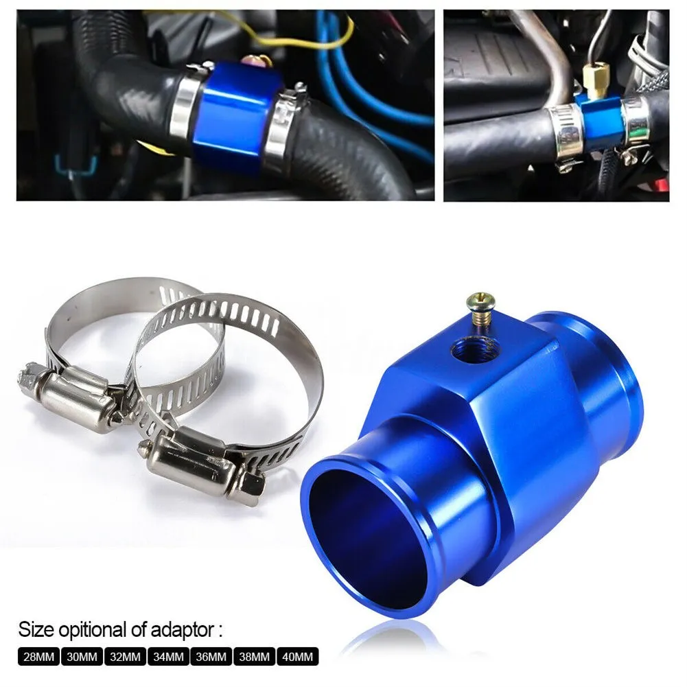 

Water Temperature Temp Sensor Three-way Gauge Joint Pipe Radiator Hose Car Meter Tube Valve Adapter Kit 26 28 30 32 34 36 38 40
