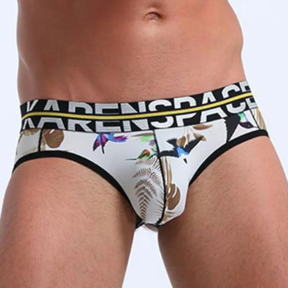 

Brand Men Leopard Brief Man Breathable Underwear Seyx Man Bulge Pouch Panties Mans Backless Jockstrap Briefs Open Butt Underpant