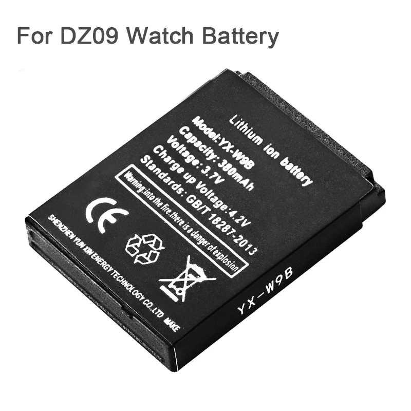 For Smart Watch HLX-S1 GJD DJ-09 AB-S1 M9 FYM-M9 JJY-S1 DZ09 QW09 W8 A1 V8 X6 LQ-S1 3.7V Rechargeable Li-ion Polymer Battery | Электроника