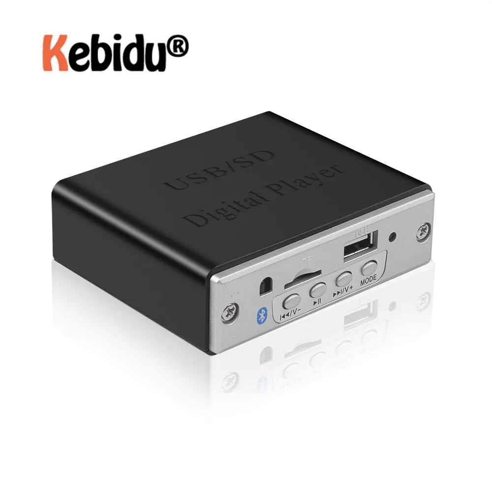 Автомобильная Плата декодера аудиосигнала Bluetooth с корпусом WMA 12 в MP3 аудиоплеер USB