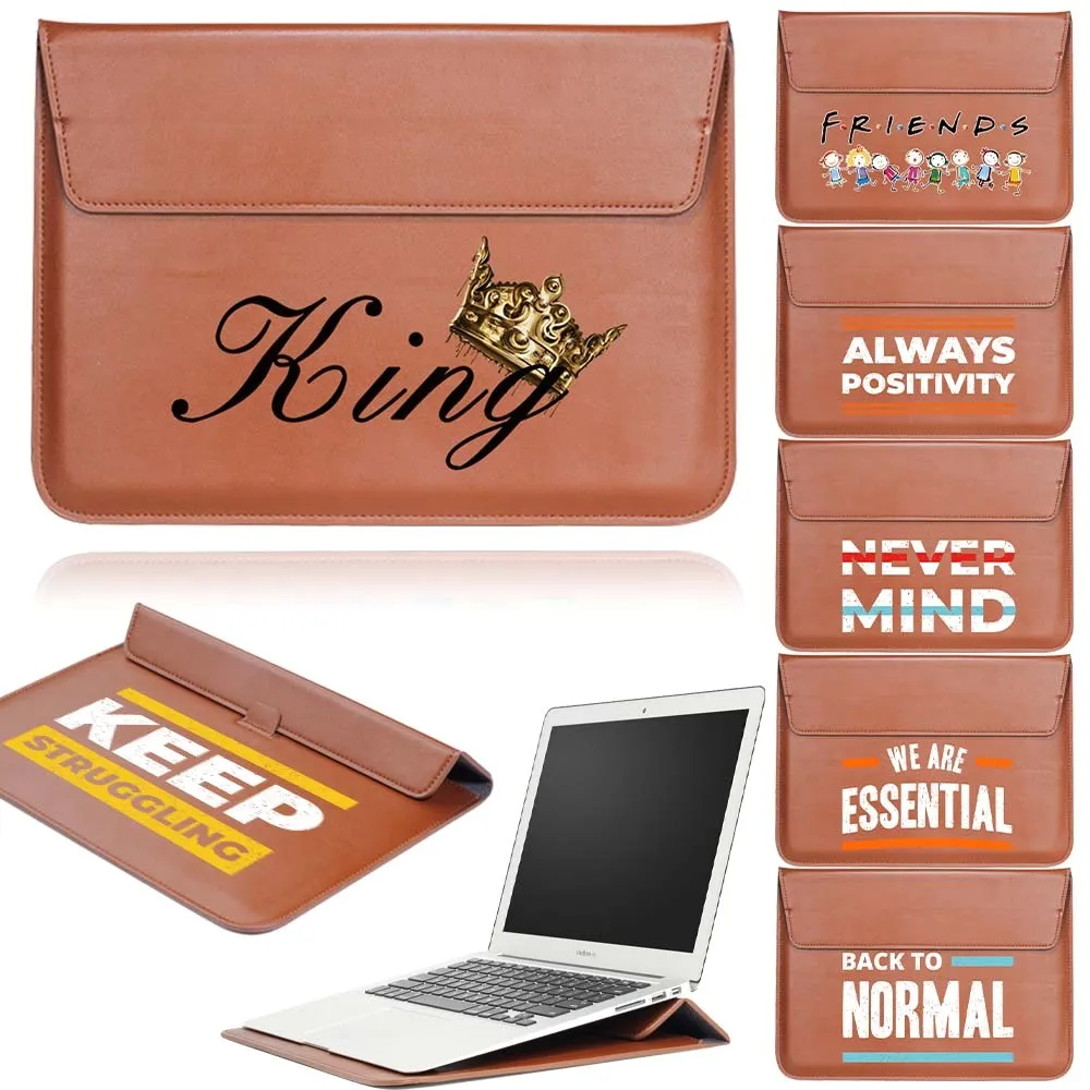 

Универсальная сумка для ноутбука 11, 14, 13, 15 дюймов, Macbook Air, ASUS, Lenovo, Dell, Huawei, портфель из искусственной кожи для мужчин и женщин