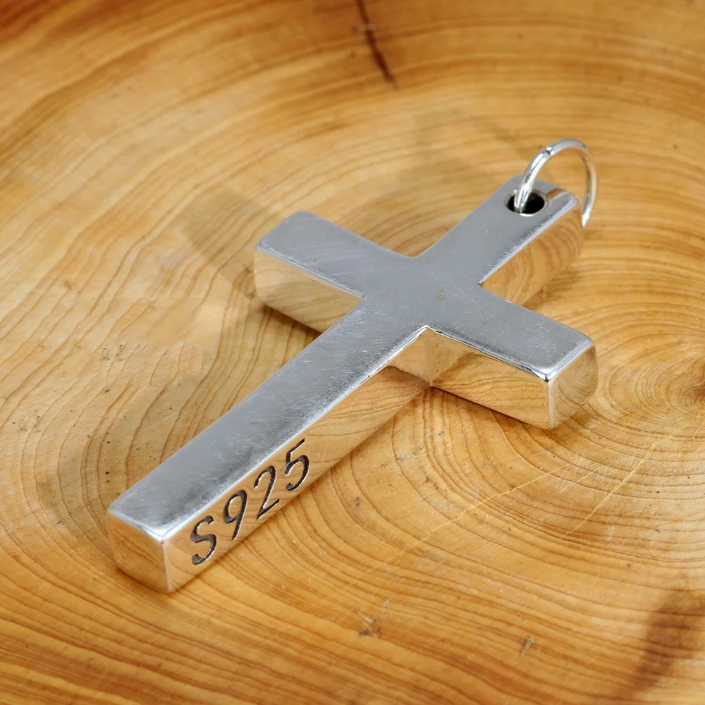 Подвеска с крестом для мужчин и женщин из серебра 925 пробы|pendant for men|sterling silver cross