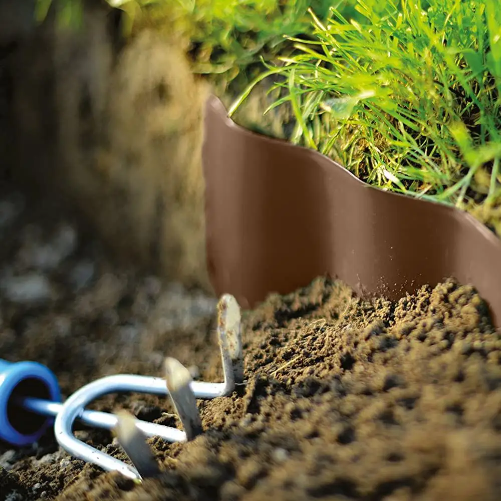 Садовый Забор гибкий пластиковый забор для газона 9 м * 20 см | Дом и сад