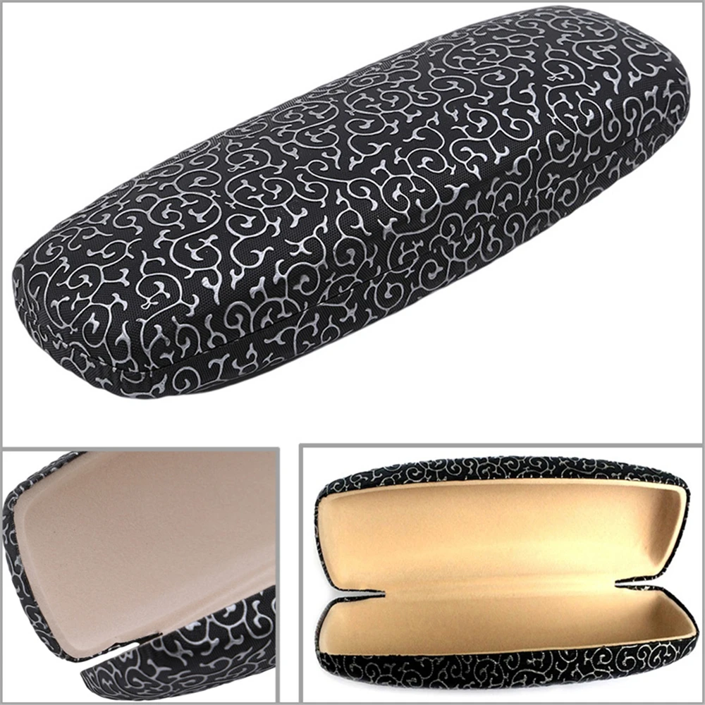 Fashion Wood Grain Glasses Personality Sunglasses Spectacle Case Glasses Cases Folding Box Sunglasses Cover Cork - Цвет: leather glasses case