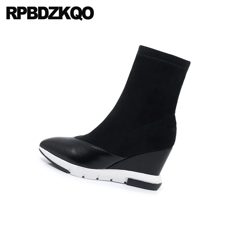 Женские замшевые ботильоны ручной работы роскошные брендовые ботинки из