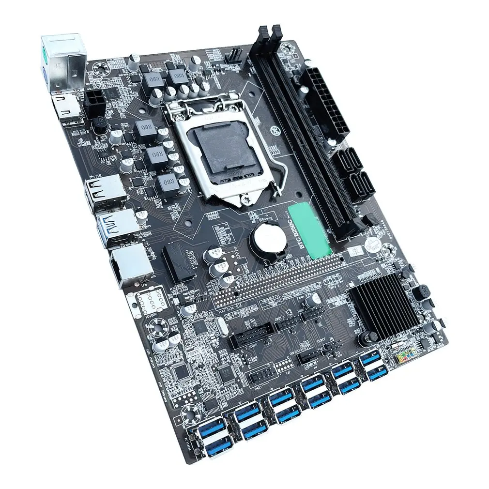 

Материнская плата B250 для компьютера, 12 Pcie в USB3.0, графический слот, интерфейс 1151, материнская плата DDR4 поколения 8P 6P