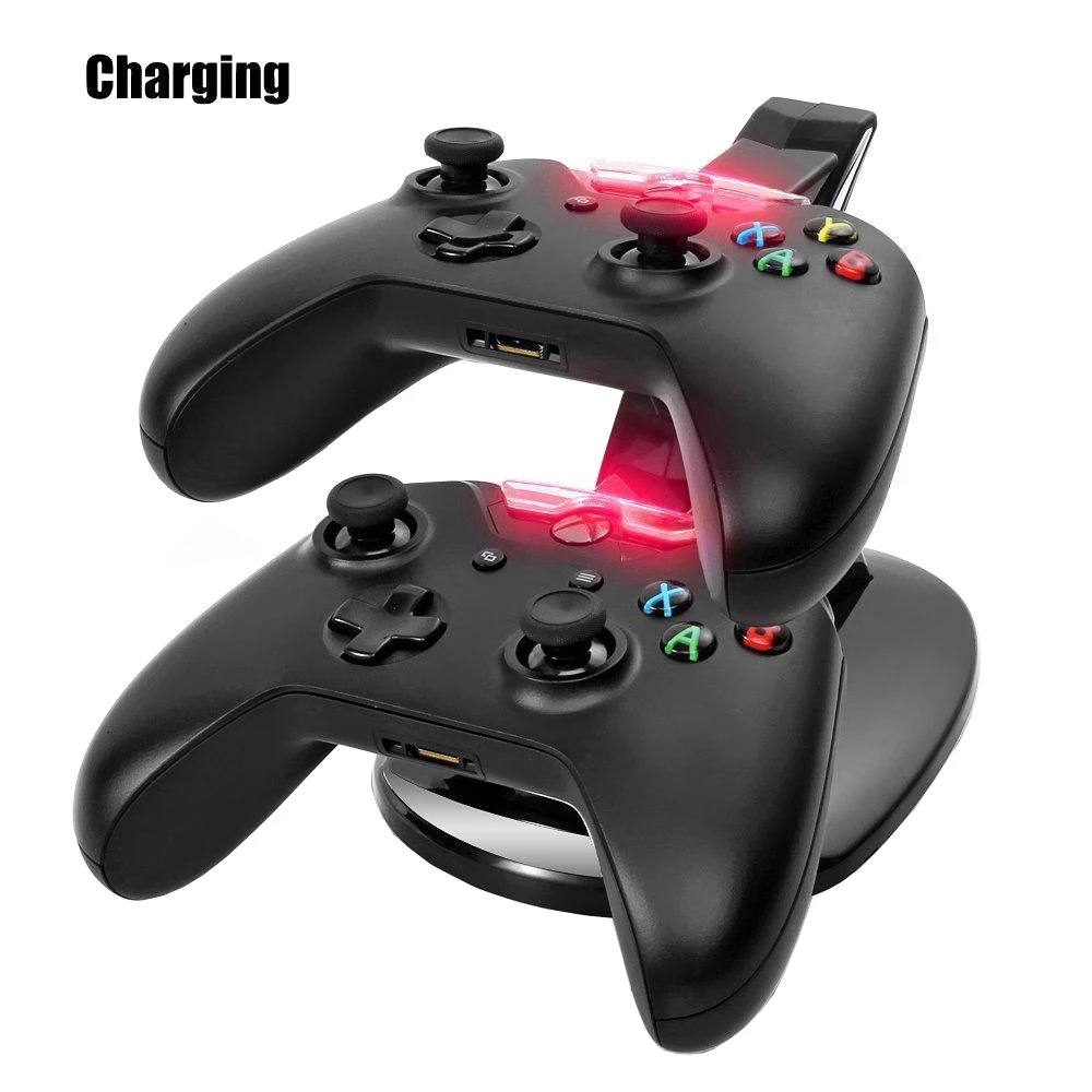 OSTENT светодиодная подсветка двойная зарядная док станция зарядное устройство для