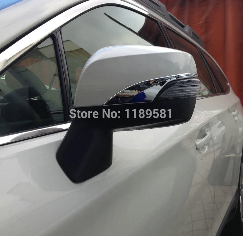Обшивка бокового зеркала заднего вида для Subaru Outback 2015 2016 2017|Хромирование| |