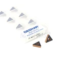 Лезвия TCMT110204, TCMT110208 LF9218 с двухцветным покрытием, токарный станок с ЧПУ, режущий инструмент из твердого сплава для обработки стальных деталей