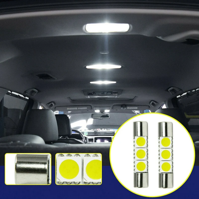 

12X White LED Interior Dome Map Lights Package Kit for Chevy Silverado 1500 2500 2007-2013
