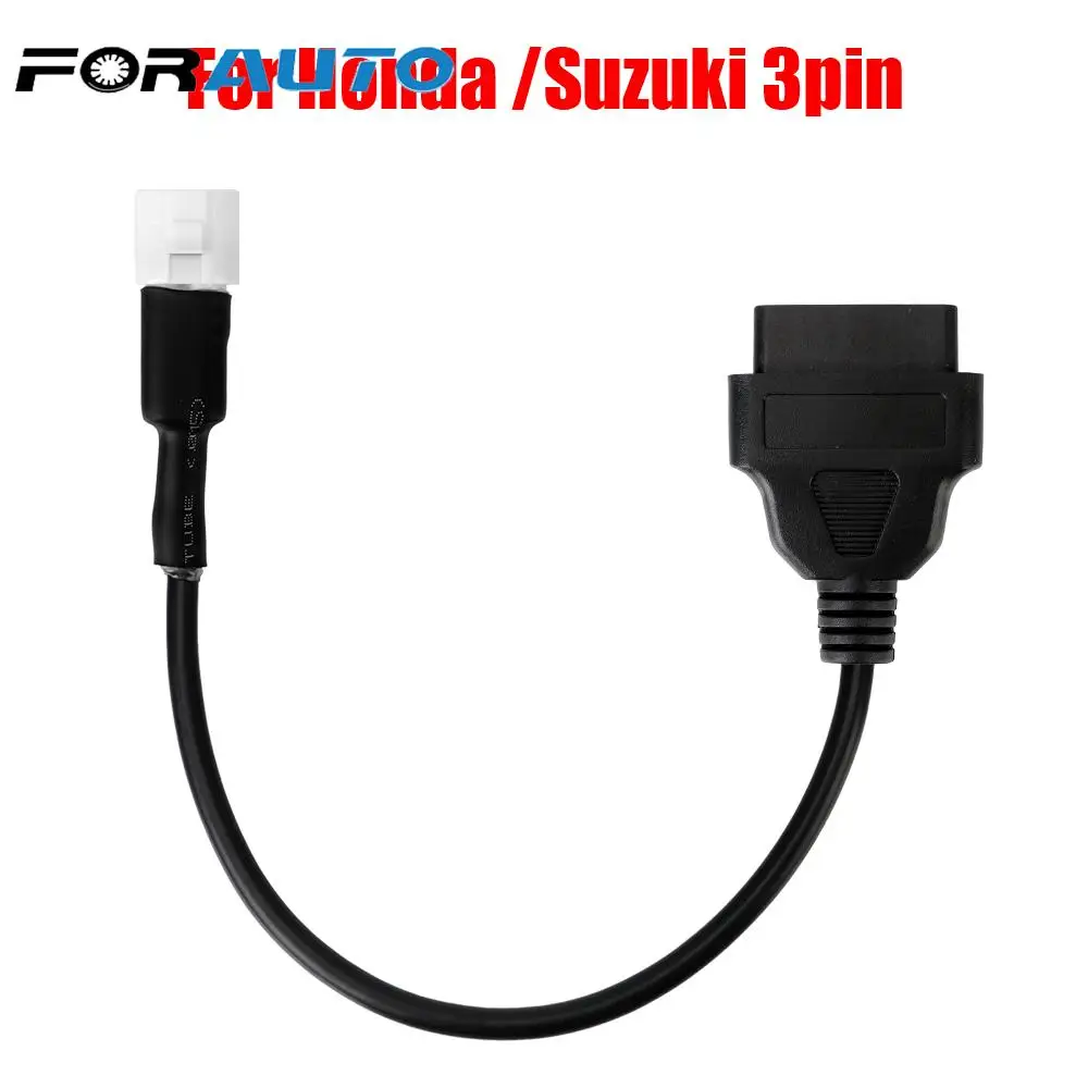 

OBD Extension Cable OBD Connector for Honda Suzuki Universal for Motorcycle Motobike 3 Pin