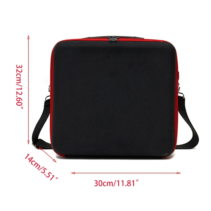 

67JA For Mavic Air 2S Smart Controller Case Hard Storage Bag with Compartment Double Zipper Design for Mavic Air 2S