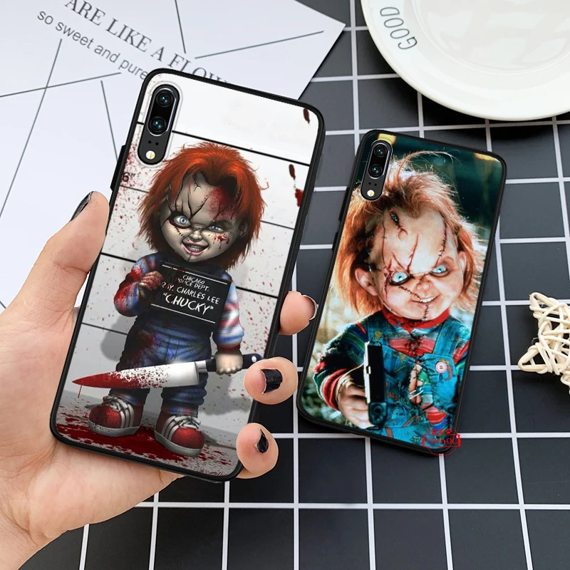 Чарльз Ли Ray кукла Чаки силиконовый чехол для Huawei P8 Lite 2015 2017 P9 2016 Mimi P10 P20 P30 Pro P Smart Z