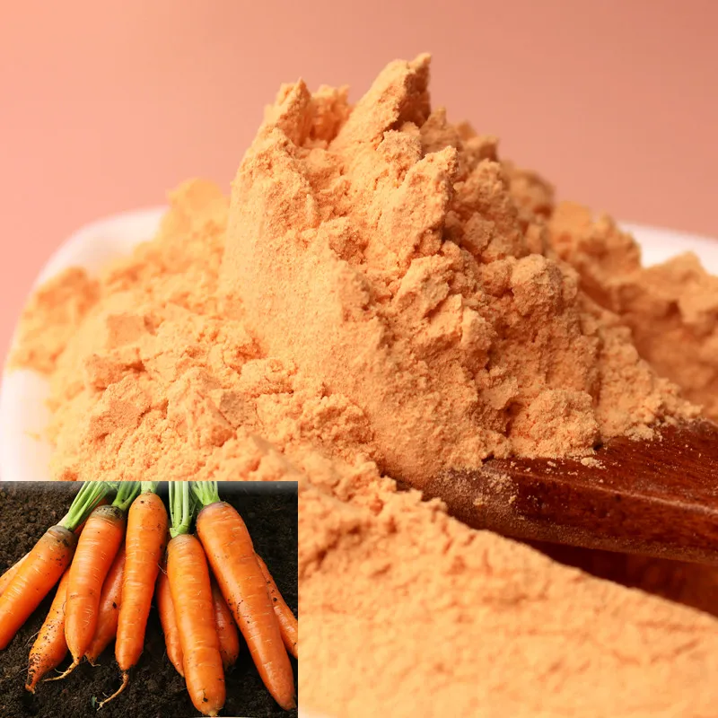 

Freeze-dried edibles Carrot powder100% natural for juice, macarons, cake biscuits,Edible coloring Fruit and vegetable powder