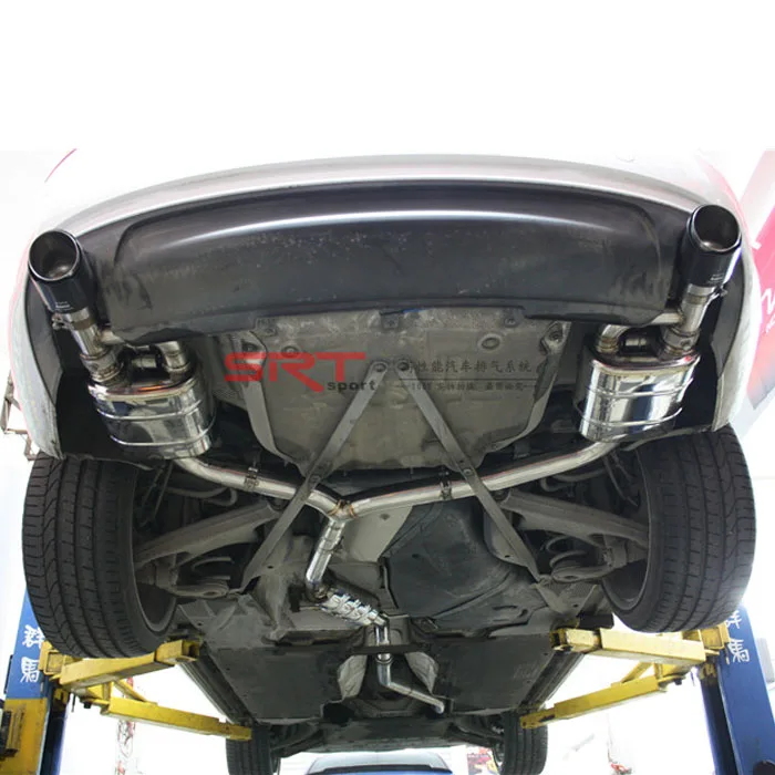 

exhaust system muffler for Audi A5 S5 cat back with valve control and downpipe 304 Stainless Steel material for Audi A5 EXHAUST