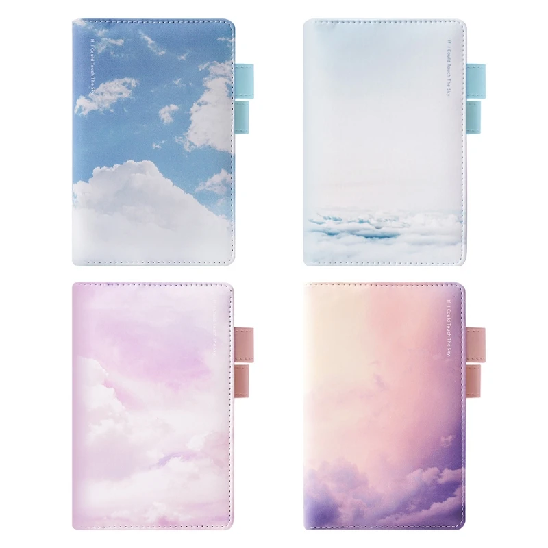 

Cute Blue Sky A6 Work Notepad 128 Sheets Notebook Eye Protection Writing Paper Handbook Journal Diary Office Dropshipping