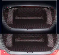 fiber leather car trunk mat for honda civic 2016 2017 2018 2019 2020 10th generation cargo mat car accessories