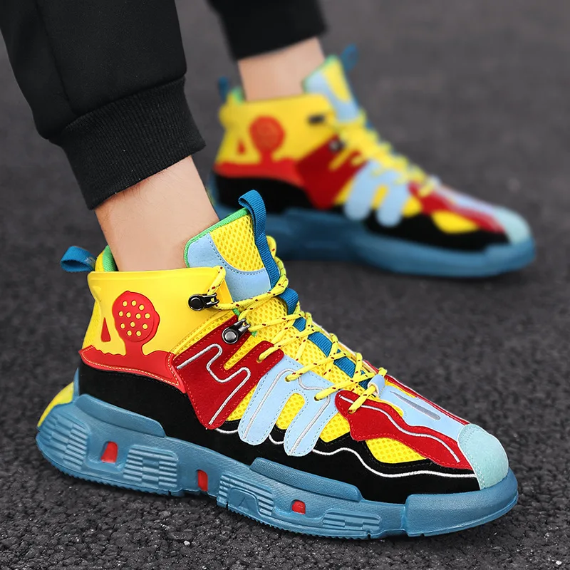 2019 трендовая Мужская Спортивная обувь для баскетбола повседневная Корейская