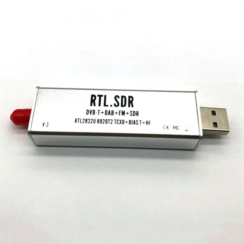 RTL SDR блог V3 RTL2832U 1PPM TCXO HF BiasT SMA программное обеспечение алюминиевый экранированный