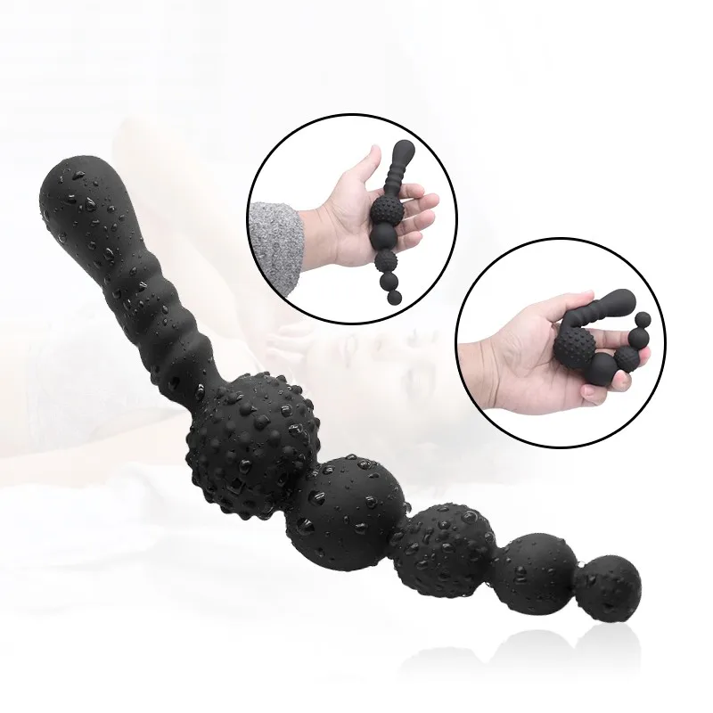 Анальная пробка мягкая силиконовая вагинальная стимуляция точки G массажер для