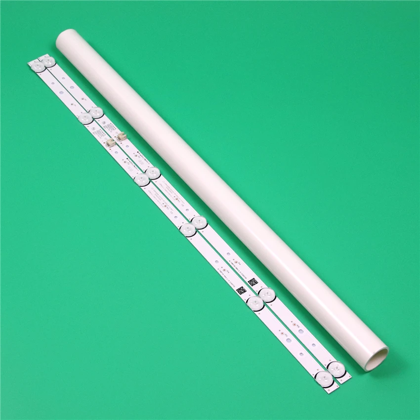 580mm 2PCS LED TV Illumination Lanes RF-BK320E30-0601S-03 Bars Backlight Strips Line Ruler RF-BK320E30-0601S-07 Tapes | Лампы и