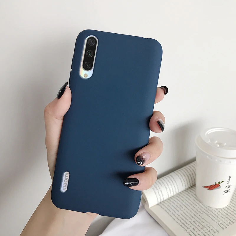 Твердые Цвет силиконовый чехол для Xiaomi Mi 9 SE 9T Pro A1 A2 Lite A3 CC9e RedMi Note 8 7 Pro K20 6 6A 8A 8 карамельный мягкий чехол для телефона