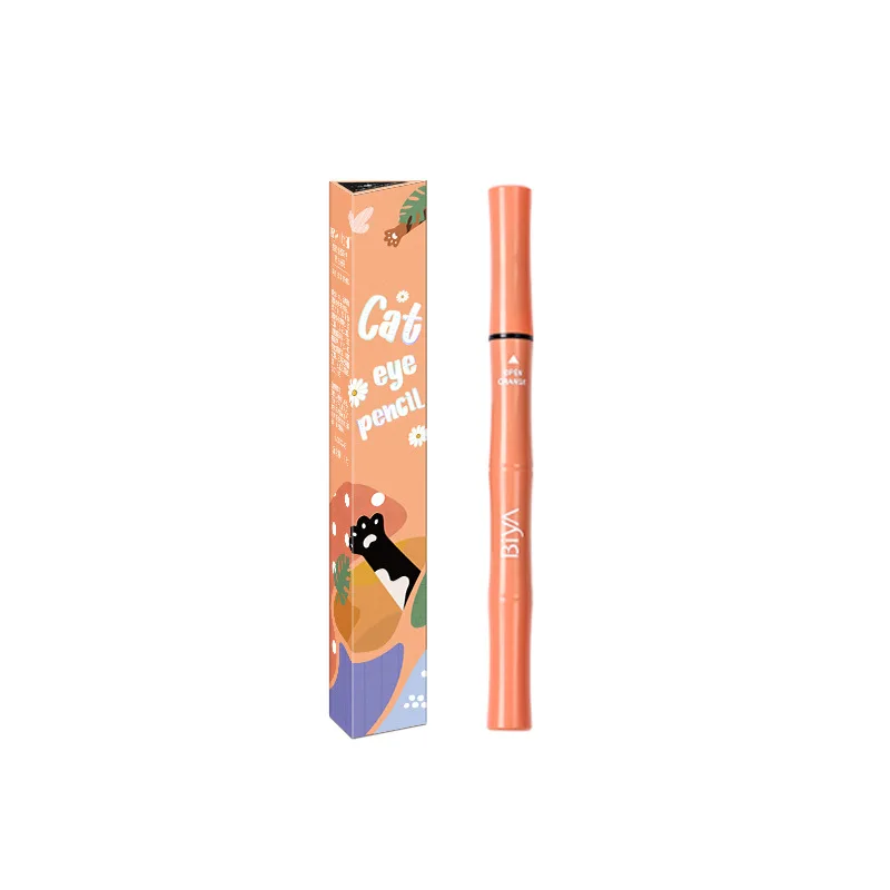 

Biya Eye Shadow Liner Cosmetic Black Eyeliner Pencil Waterproof Not Blooming Eyeliners Pen Quick-drying Eyeliner Colorful Effect
