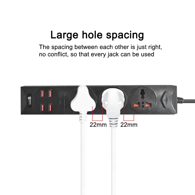 мощность полосы usb розетка Универсальная 3AC 4USB зарядное устройство порты для дома