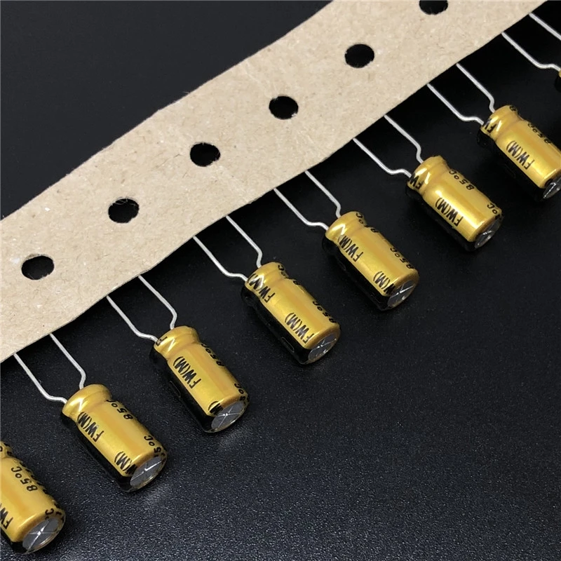 

10pcs/100pcs 220uF 10V220uf NICHICON FW Series 6.3x11mm 10V220uF HiFi Audio Capacitor