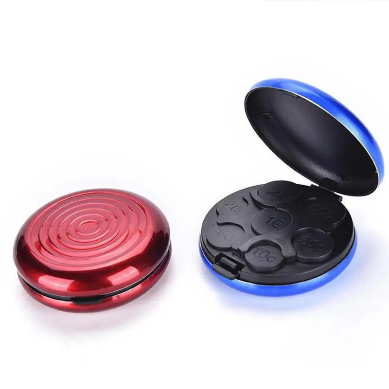 Коробка для монет разных цветов диспенсер кошелек держатели коробка хранения