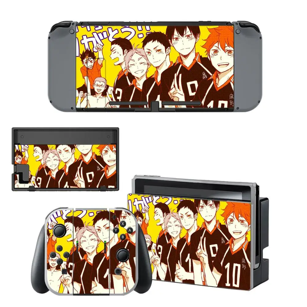 Аниме HaiKyuu Nintendo переключатель кожи Стикеры s скины для Switch консоли и Joy-Con