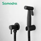 Ручной распылитель для биде с латунным клапаном, из нержавеющей стали, гигиенический душ для биде, настенный распылитель для туалета и биде