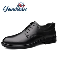 genuine leather man casual shoes new arrival leisure walk formal shoes business elegant dress mens style shoes big size 36 49 50