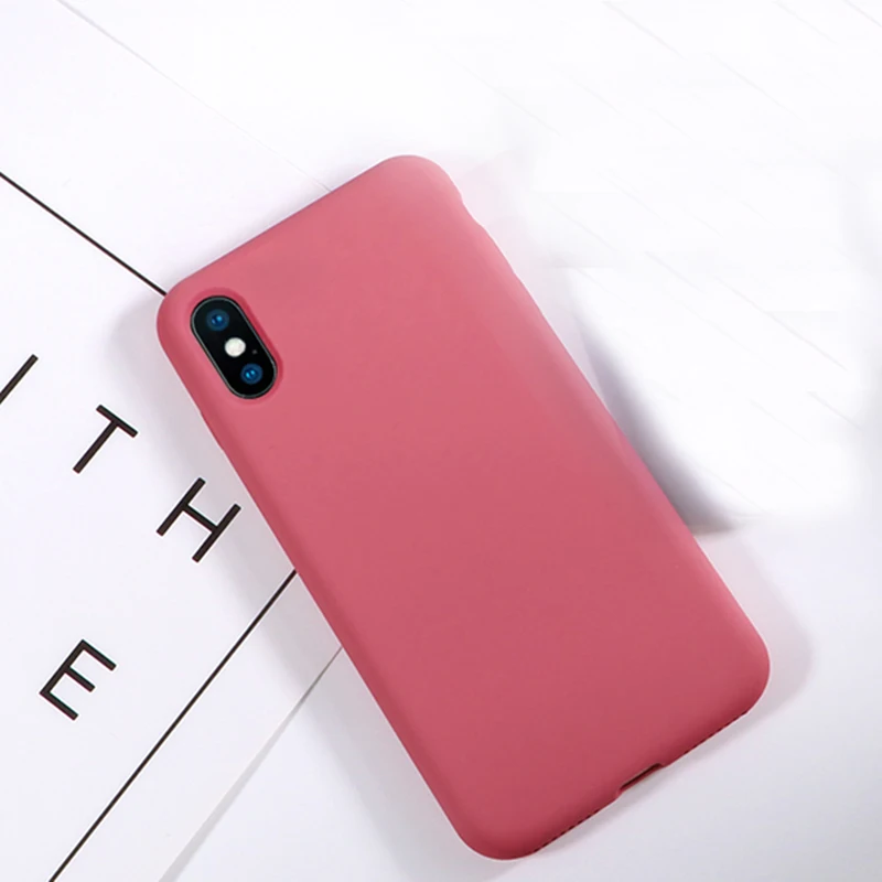 Wine Red Для Xiaomi Redmi Note 8 Pro Чехол-бампер противоударный ТПУ жидкий силиконовый чехол для Redmi Note 8 Coque Note8T 8T Redmi 8 8A чехол - Цвет: Wine Red