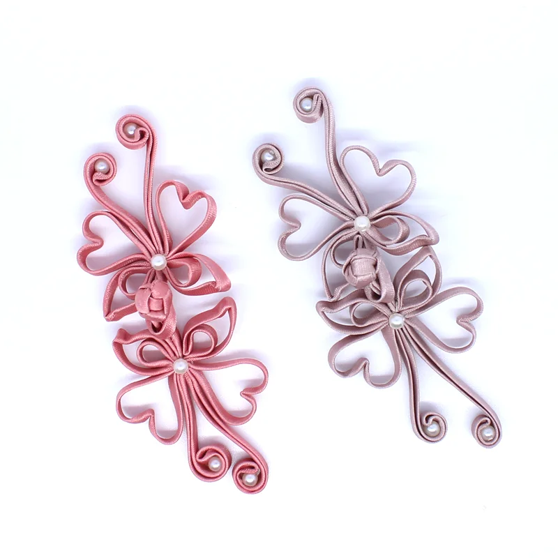 Китайские пуговицы в виде лягушки ручной работы 1 пара застежка узел для чонсам