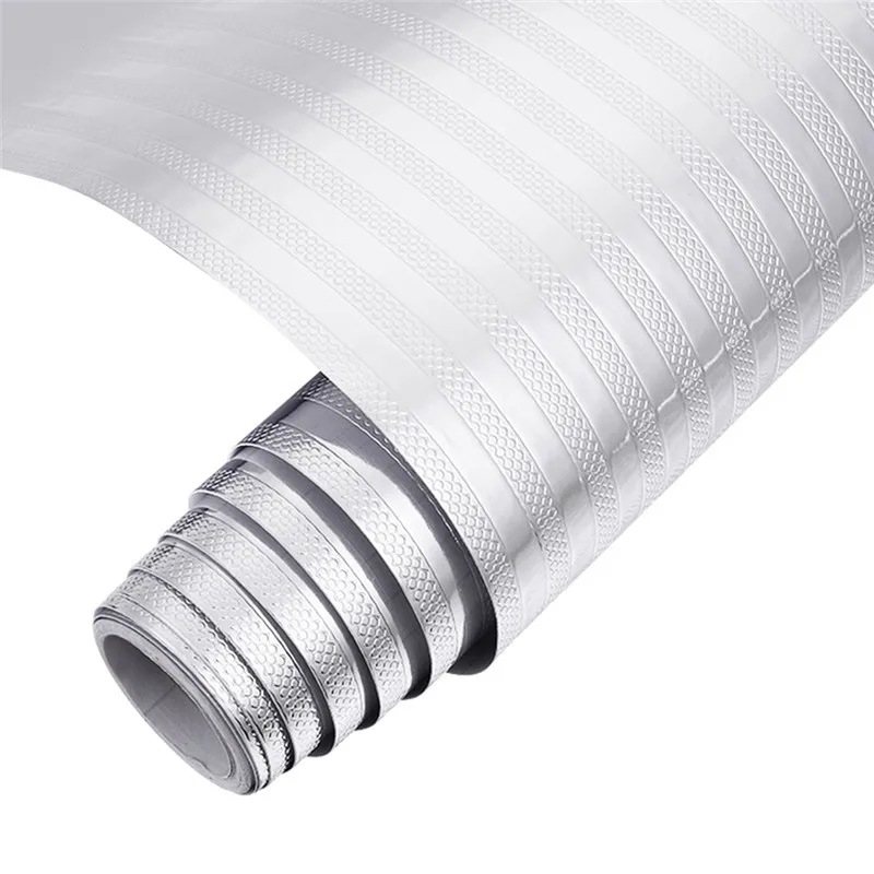 

3.28FT Waterproof Oil-proof Aluminum Foil Kitchen Self Adhesive Cabinet Wall Sticker Decoration