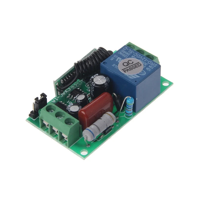 

AC 220V 10A 315MHz Wireless Relay Remote Control Switch Receiver 2x LED Transmitter