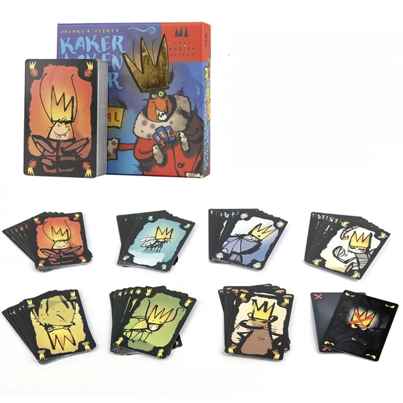 5 вариантов Веселые карточные игры Kakerlaken салат/покер/Королевский/Зуппе/Mogel Motte