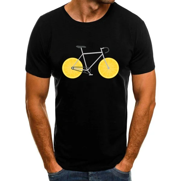 

lemon bike Men Funny Lovely T-shirt Tee Tops