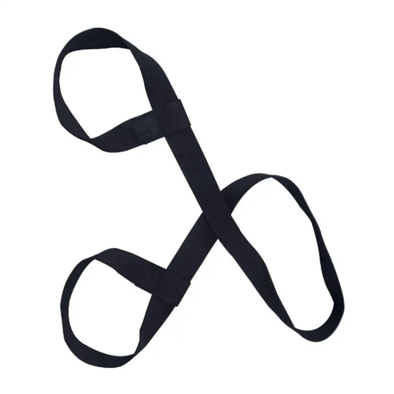 

Black Yoga Mat Strap Carrying Sling Durable Cotton Fitness Yoga Mat Binding Belt Tie Adjustable Fixed Strap