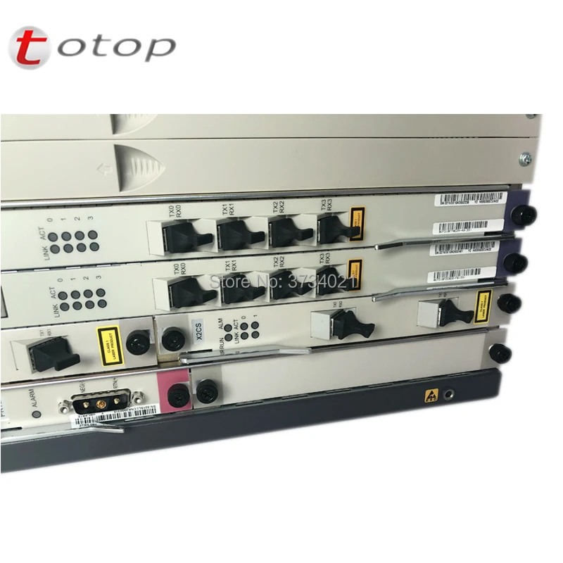 19 дюймов оригинал huawei GPON OLT MA5683T 1GE с 2xSCUN + 2xPRTE 2x scun терминал оптической
