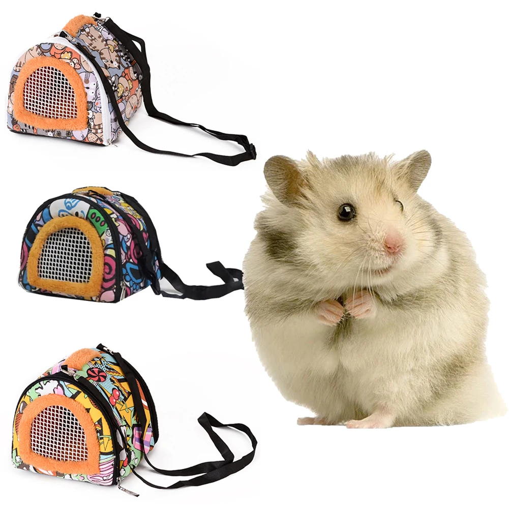

Small Animal Carry Bag Hamster Cage Carrying Bag Pet House Stylish Outings Small Animal Prevention Hospital Portable Travel