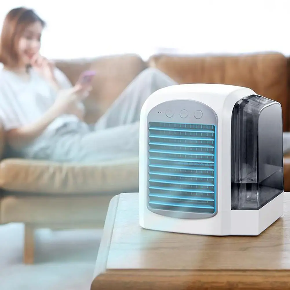 Автомобильный вентилятор воздушного охлаждения портативный мини кондиционер USB