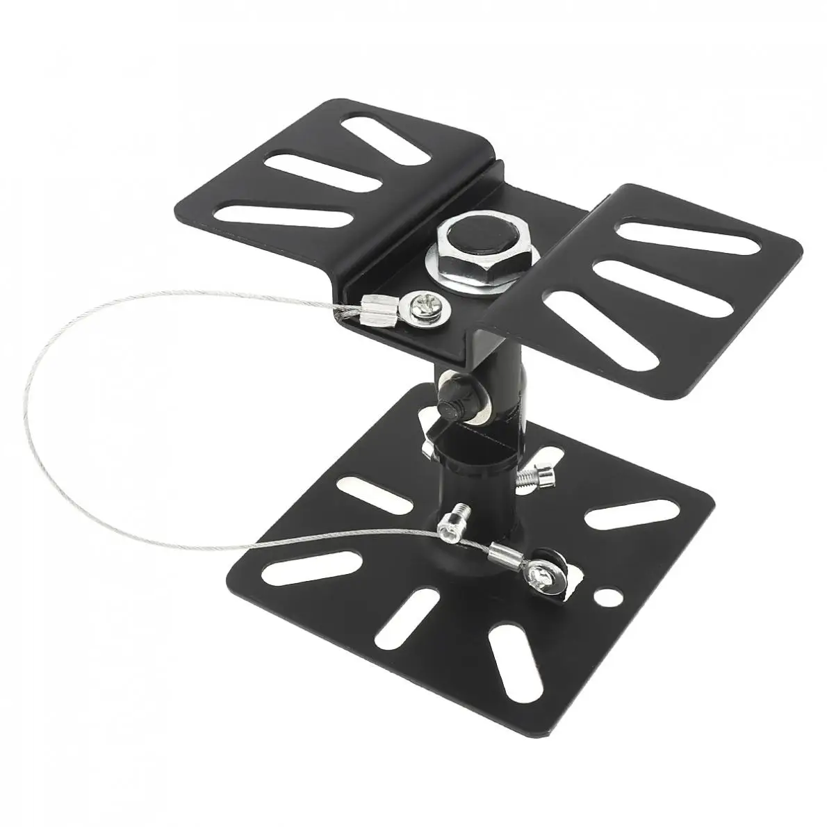

2pcs Universal 20KG Metal Gear Type Surround Speaker Rack High Strength Steel Wire Support Horizontal 180 Degrees Rotation