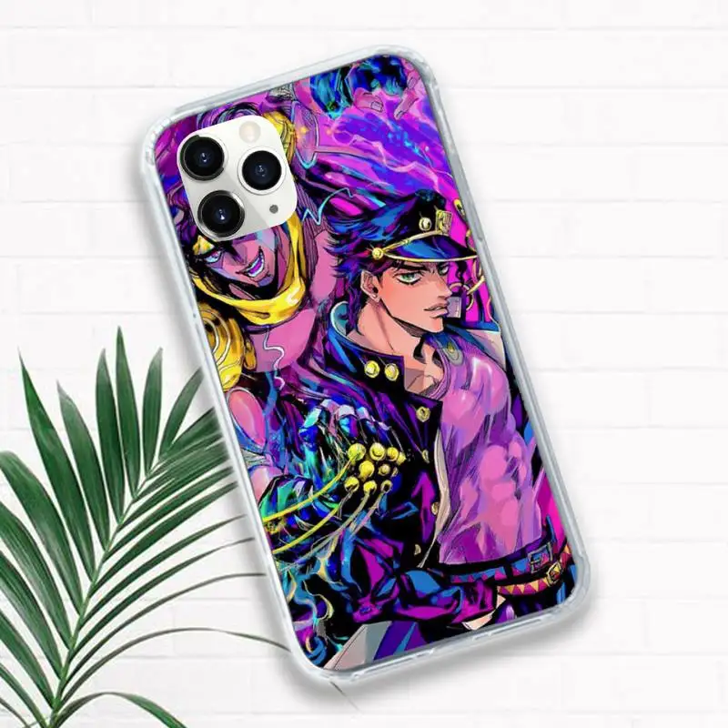 

JOJO 39 s Bizarre Adventure Japanese Anime Phone Cases for iPhone 11 12 pro XS MAX 8 7 6 6S Plus X 5S SE 2020 XR funda coque