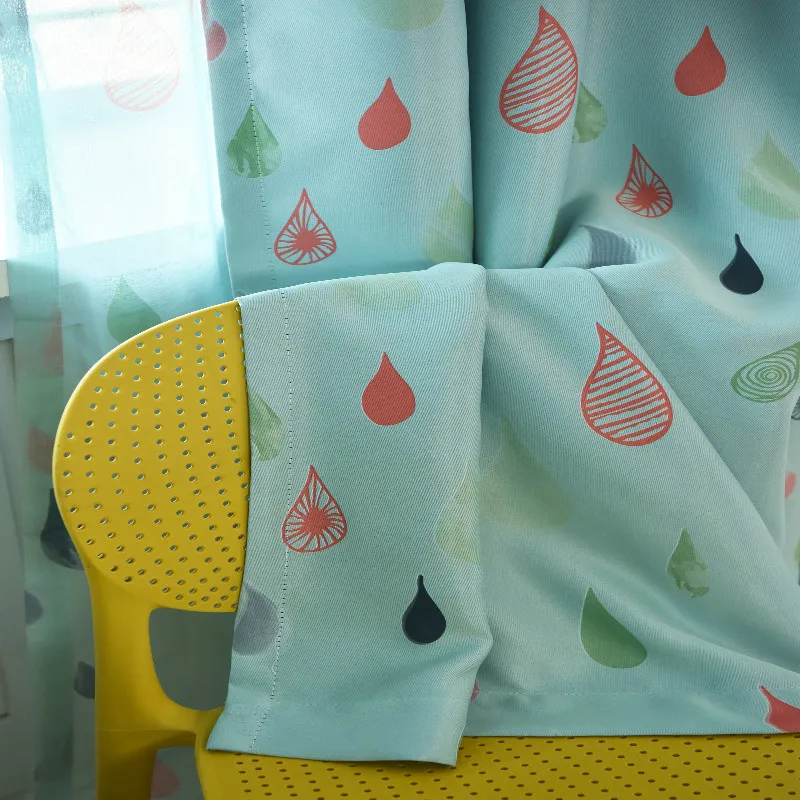 Curtain Geometric Pattern Check Printed Panel High Shading Rate Summer Window Treatment for Living Room Bedroom | Дом и сад