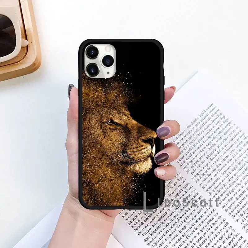 

Animals tiger lion Phone Case for iPhone 11 12 mini pro XS MAX 8 7 6 6S Plus X 5S SE 2020 XR