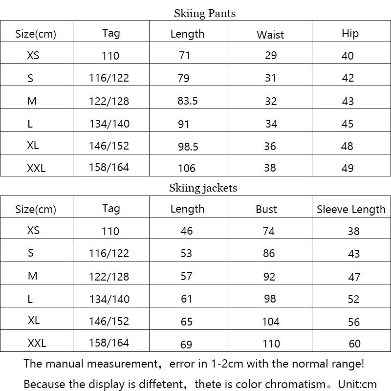 Зимний детский лыжный костюм с капюшоном для девочек лыжная куртка + зимние штаны