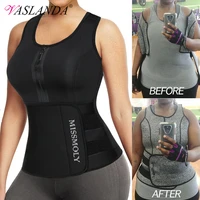women slimming body shaper waist trainer vest sweat sauna suit workout tank tops shapewear compression shirts weight loss belt